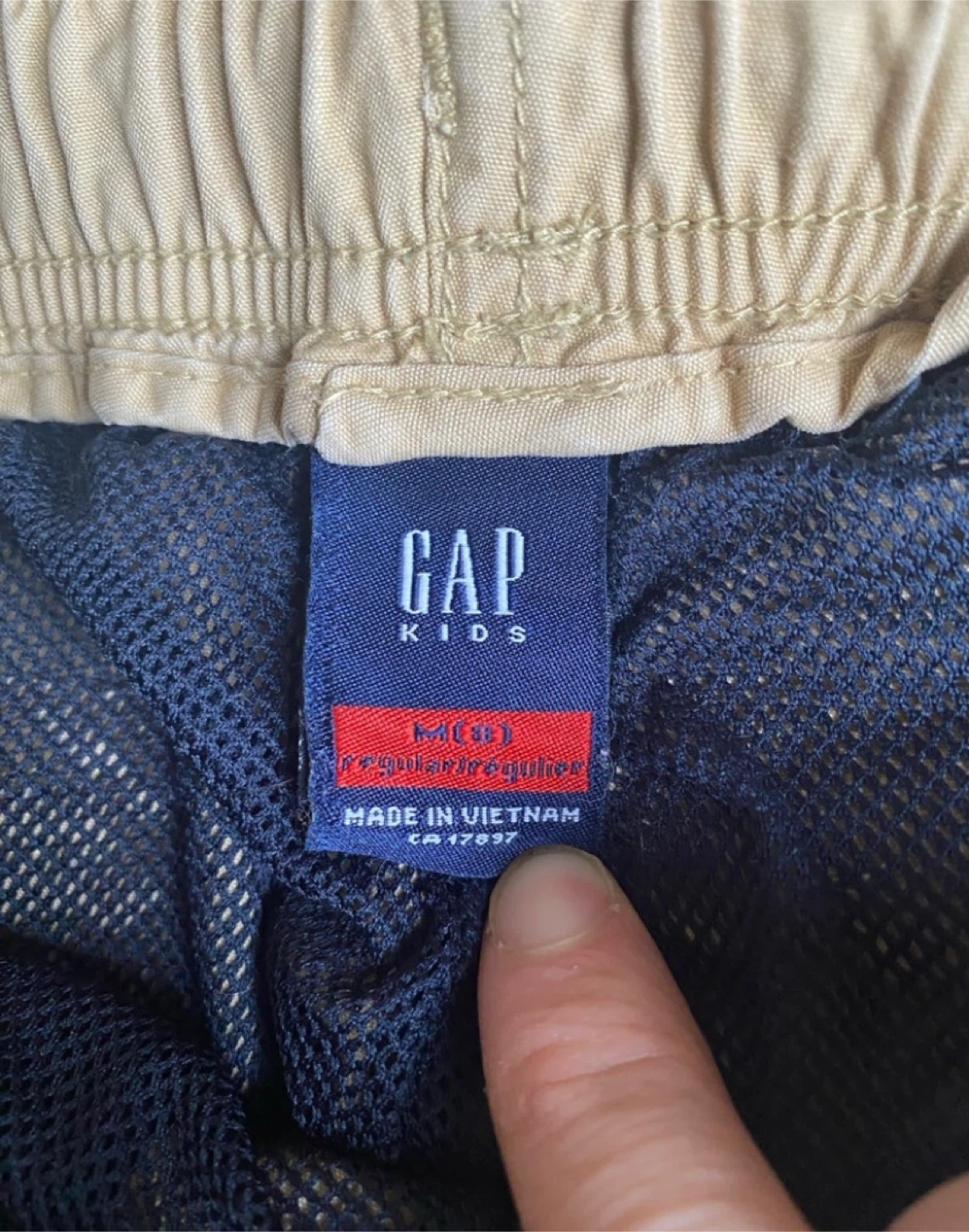 GAP Kids Khaki Cargo Pants - Size M (8) - photo 2