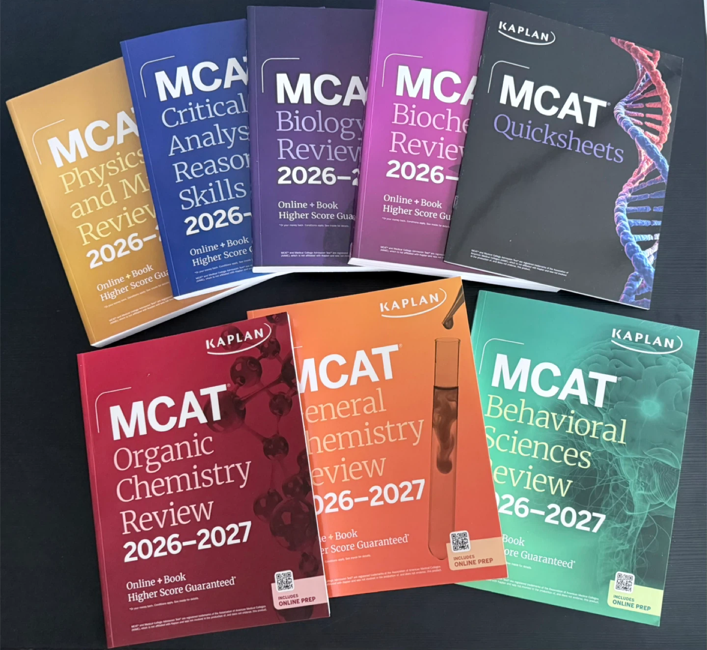 Kaplan MCAT Review Books (2026-2027 editions)