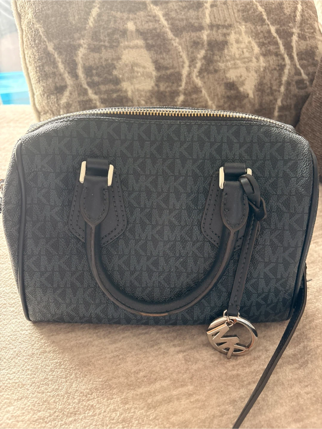 Michael Kors Signature Logo Satchel Handbag