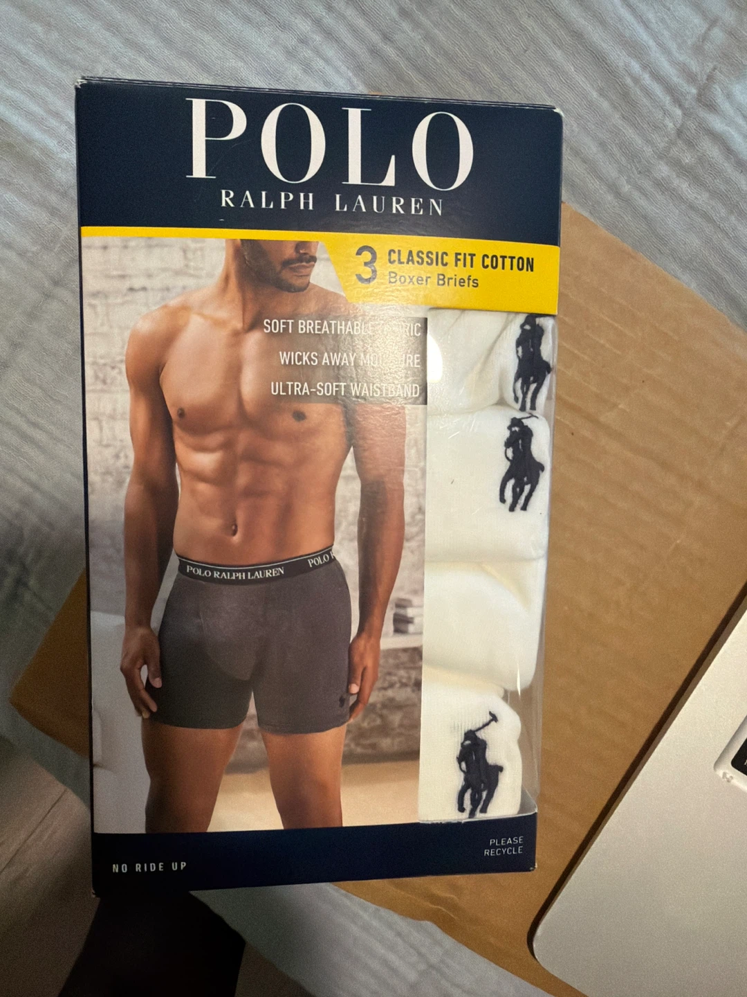 Polo Ralph Lauren 3 Classic Fit Cotton Boxer Briefs