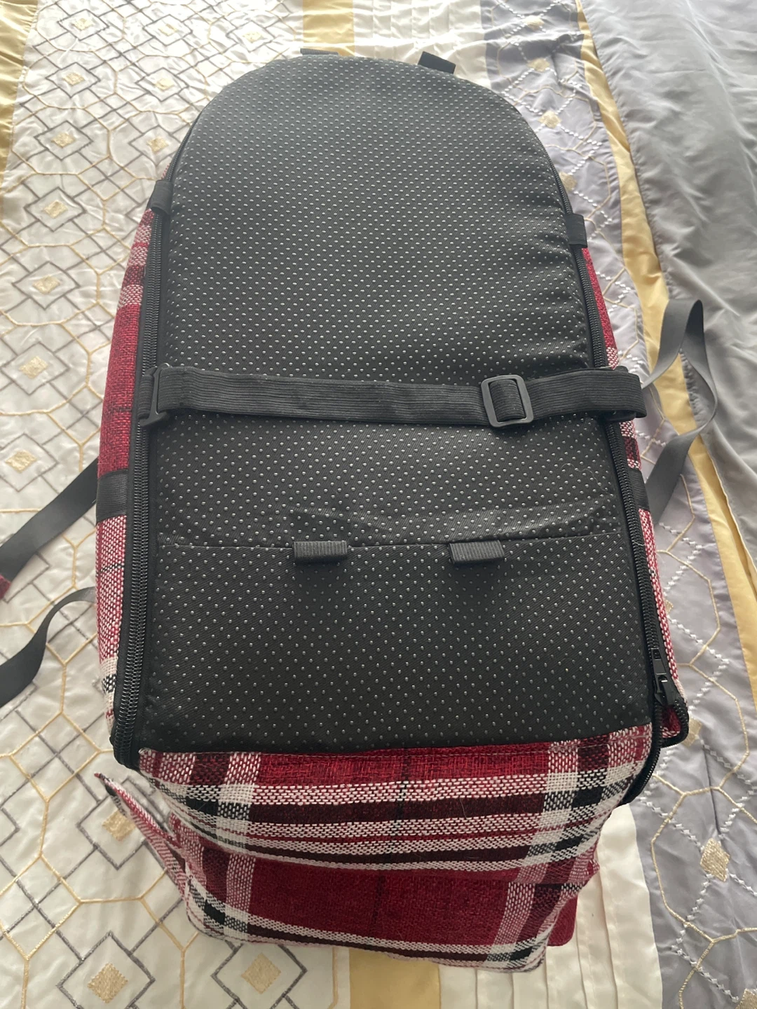 Red Plaid Pet Carrier Bag - photo 4