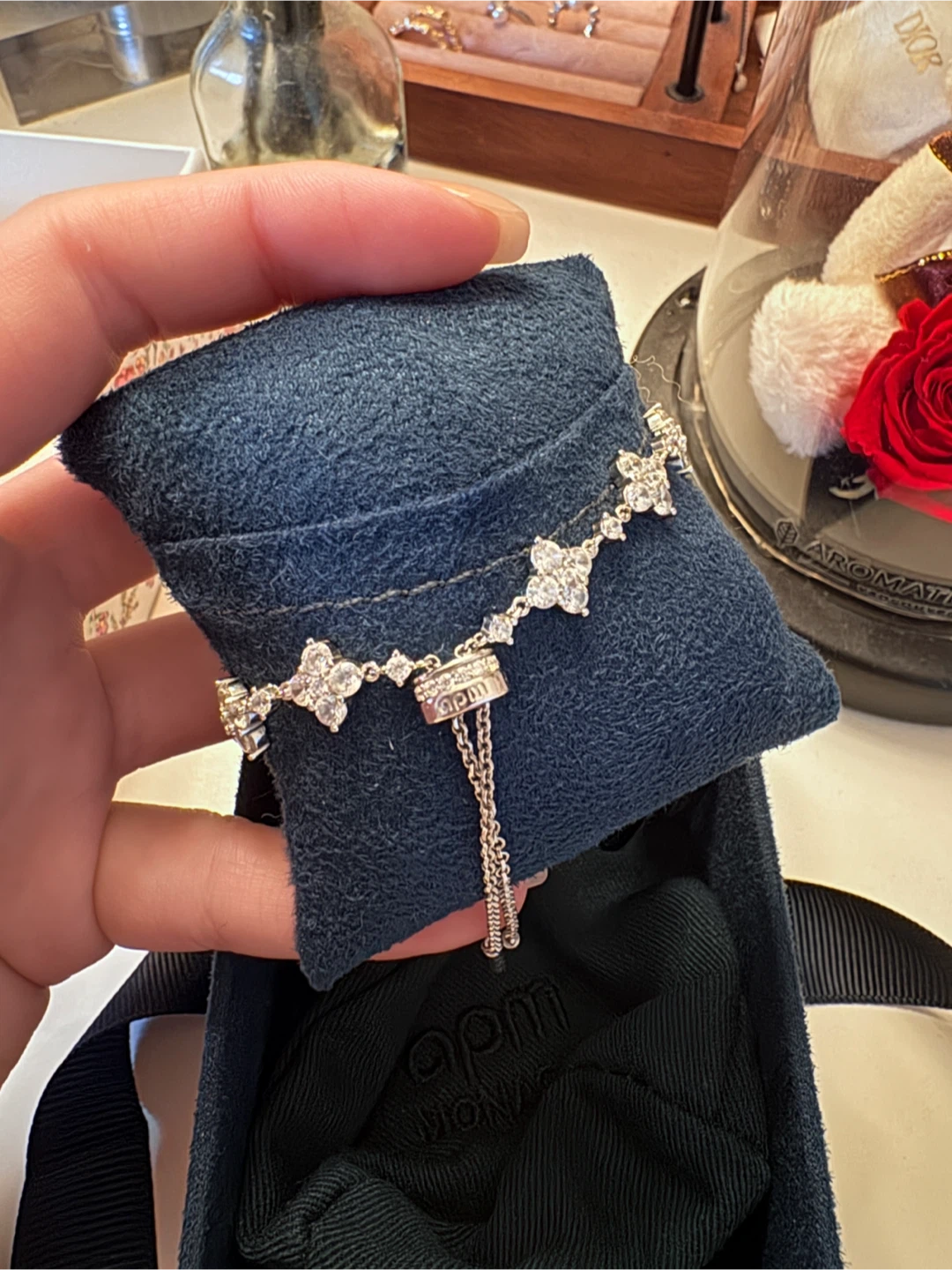 APM Monaco Silver Diamond Bracelet - photo 2