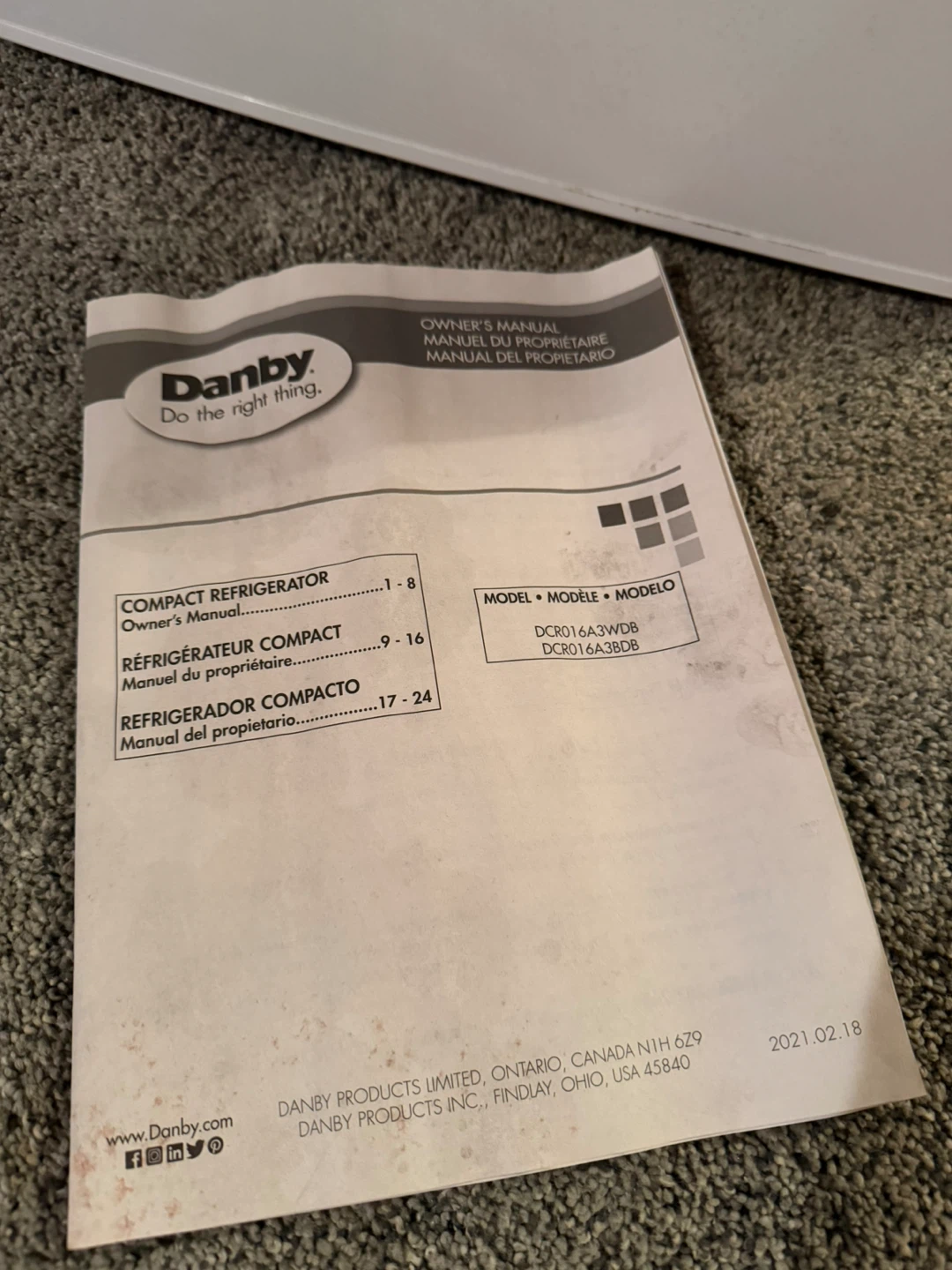 Danby Compact Refrigerator DCR016A3WDB - photo 5