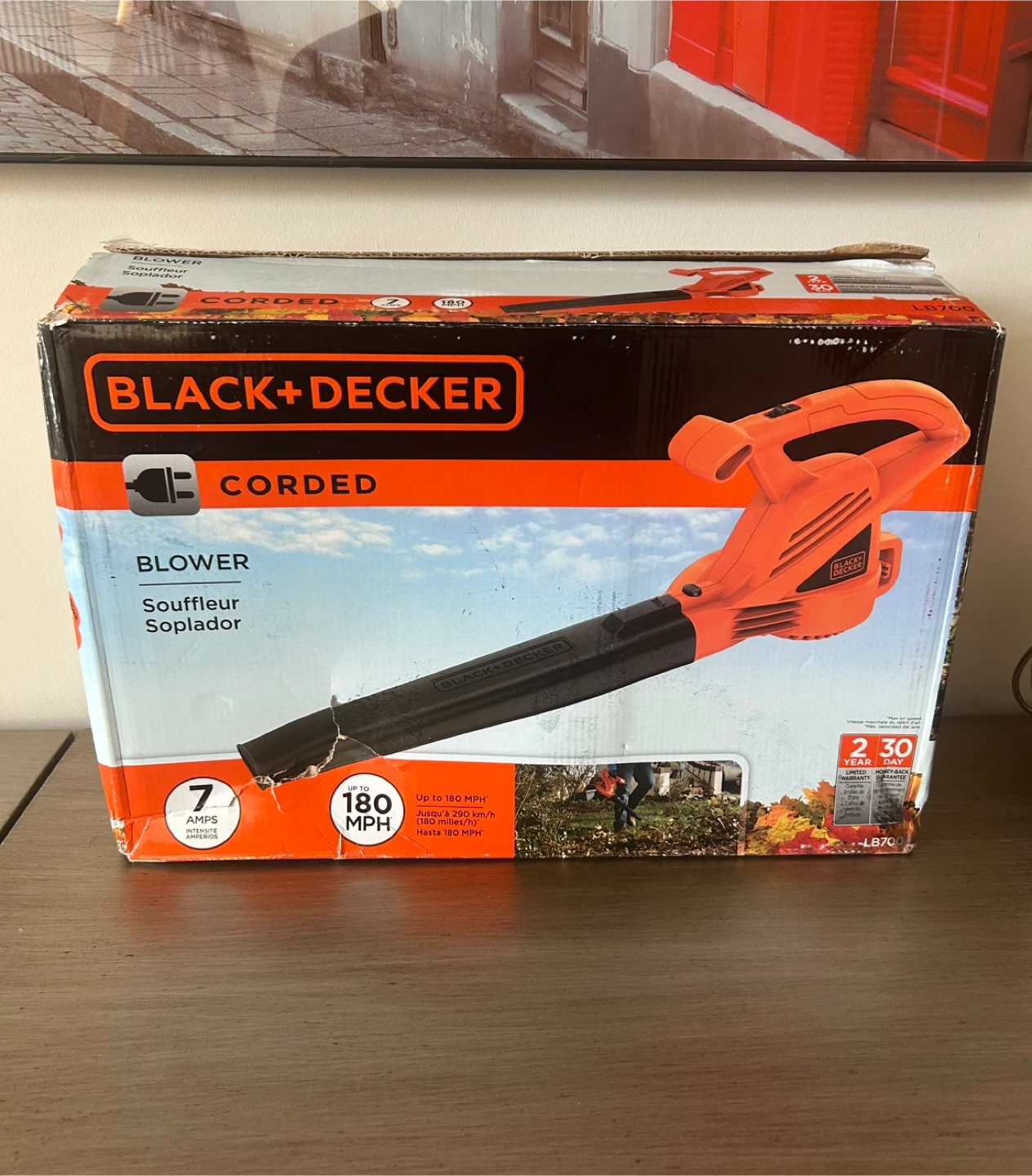 Black + Decker Corded Blower - New