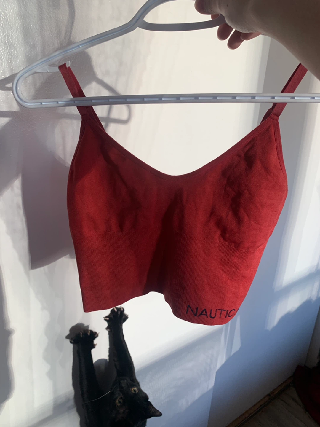 Nautica Red Crop Top