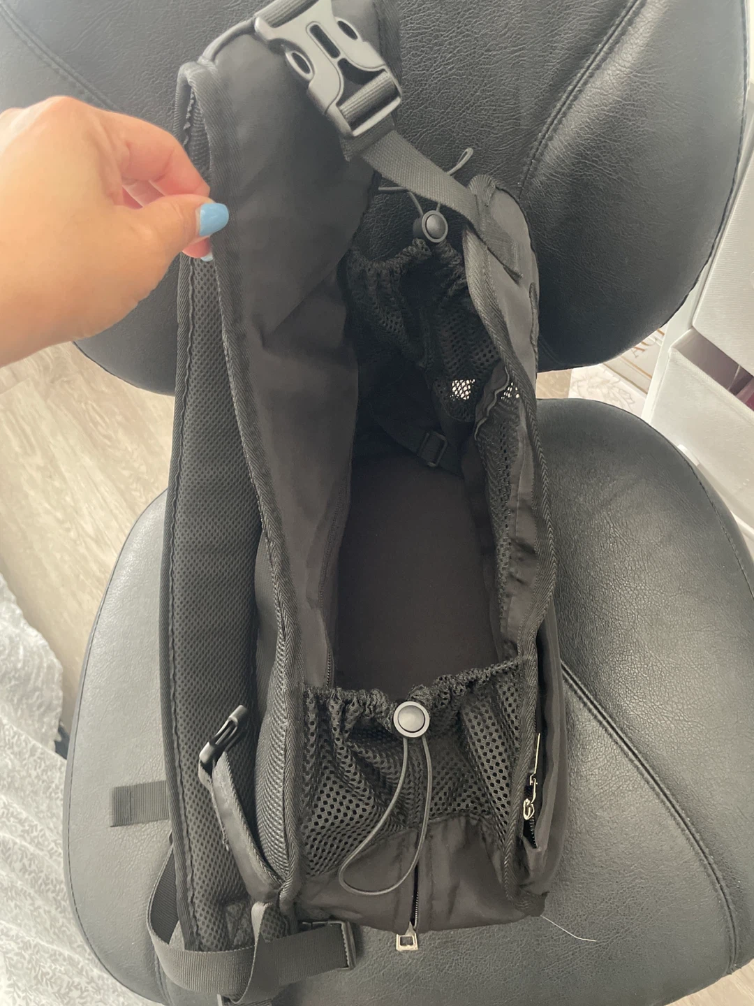 Sloooogs Black Pet Carrier Sling Bag - photo 3