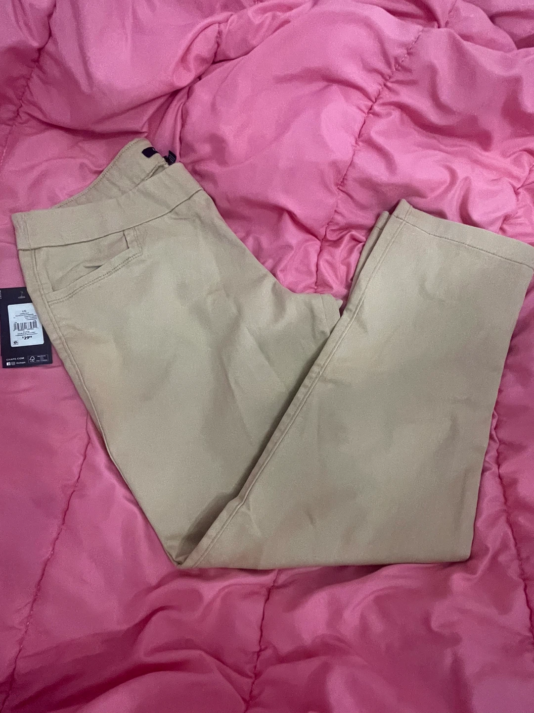 NEW! Ladies Chaps Pants in Khaki - Size Large