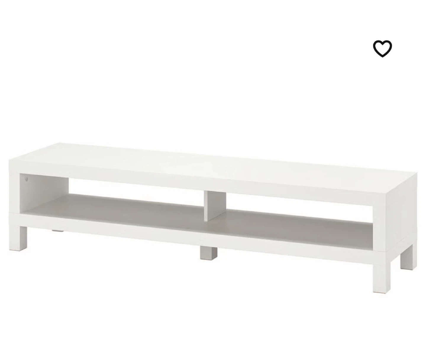 IKEA White TV Stand Entertainment Unit