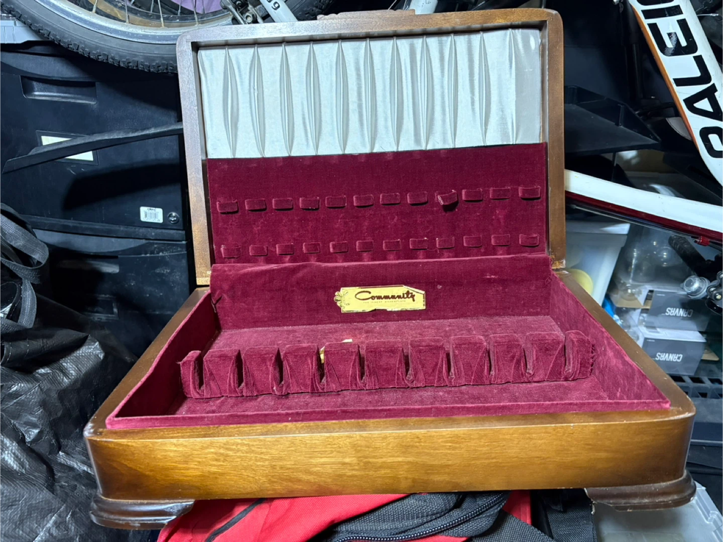 Wooden Cutlery Box