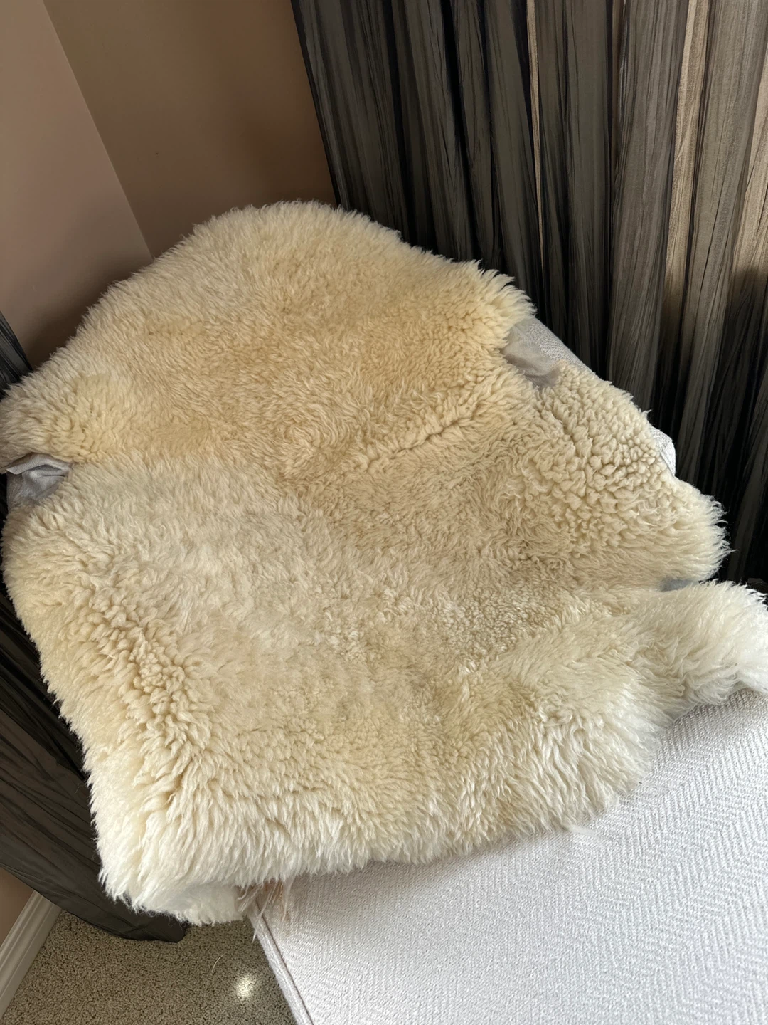 Sheepskin Australian off white
