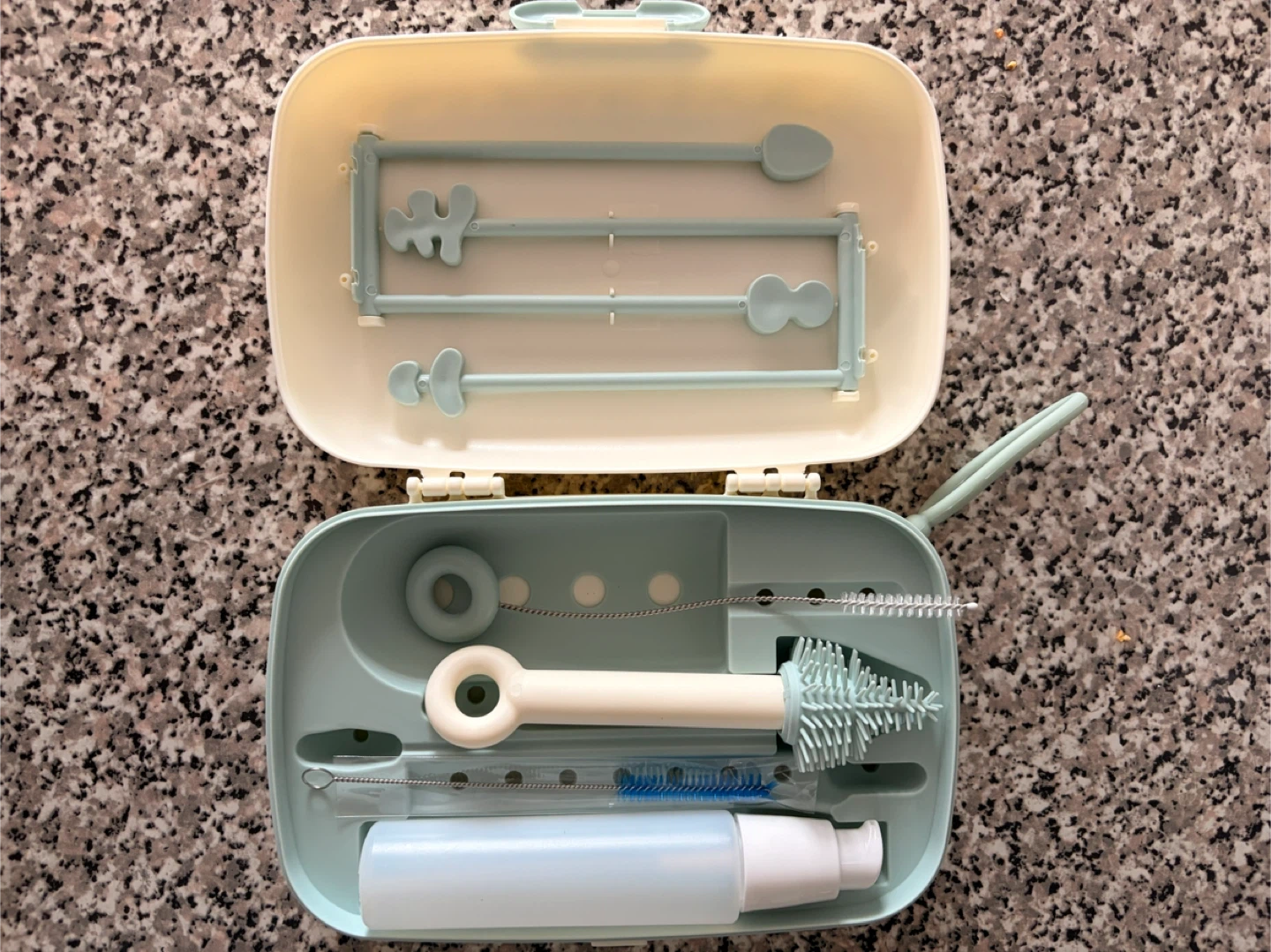 Momcozy Baby Bottle Cleaning Brush Set with Case