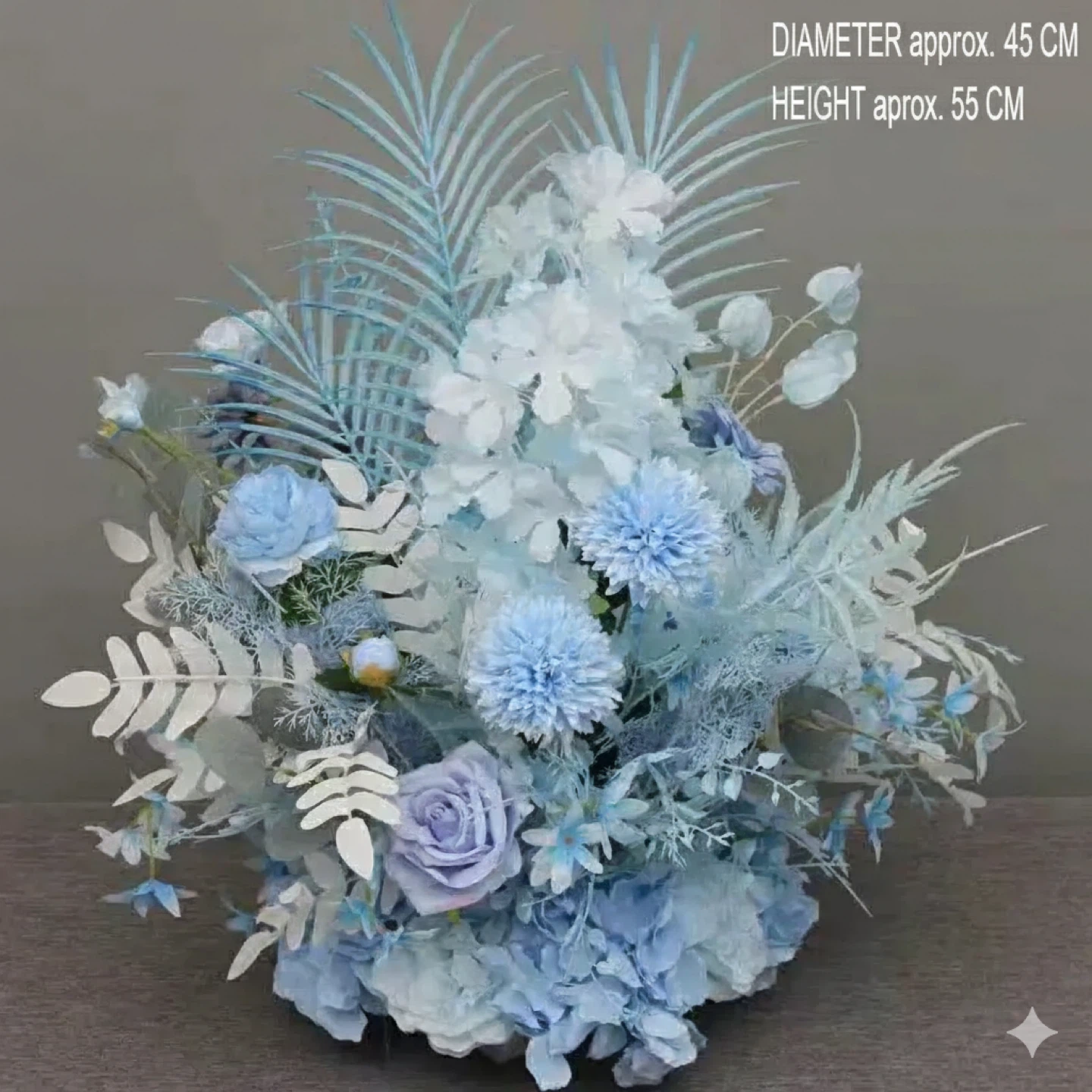 Artificial Floral Arrangement - Pink, Blue, White - photo 3