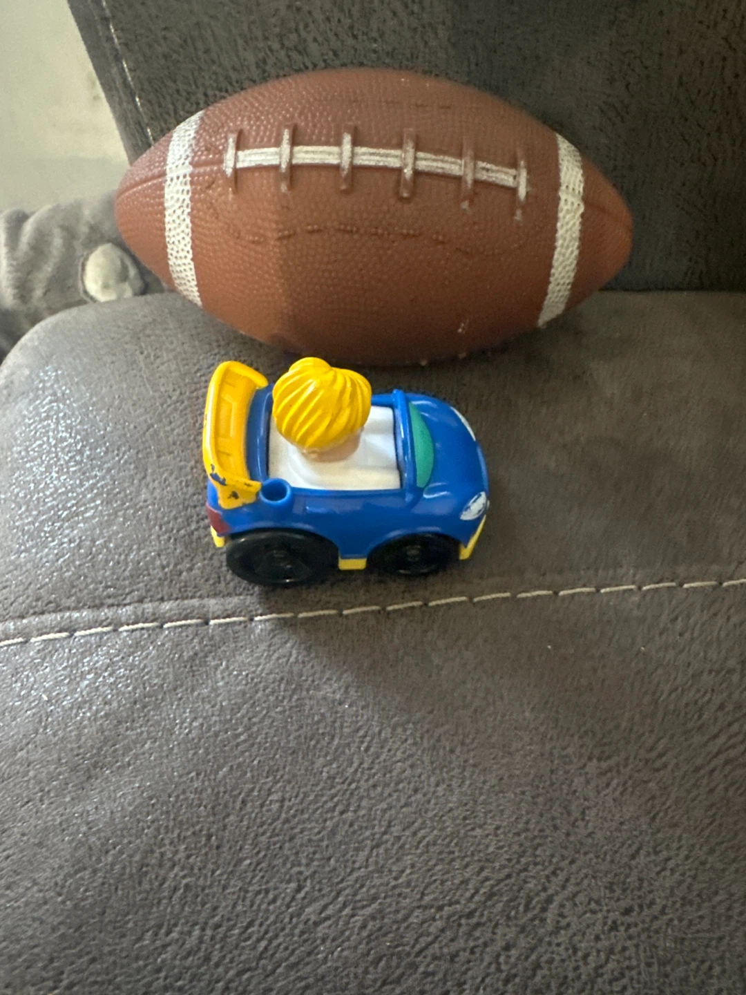 Fisher-Price Little People Blue Car with Figure
