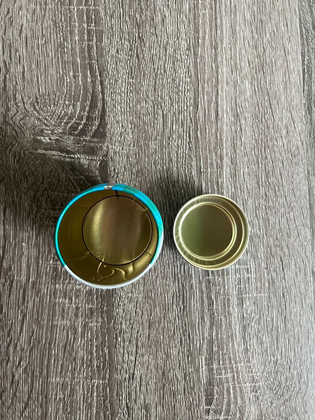Small empty tea elephant tin - photo 4