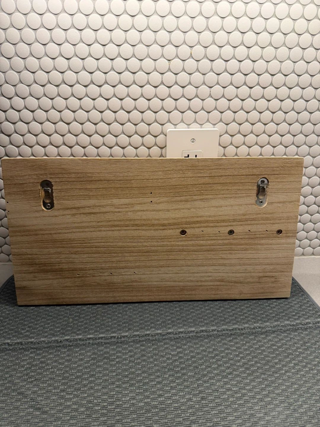 Wooden Wall Mounted Mail Sorter and Key Holder - photo 2