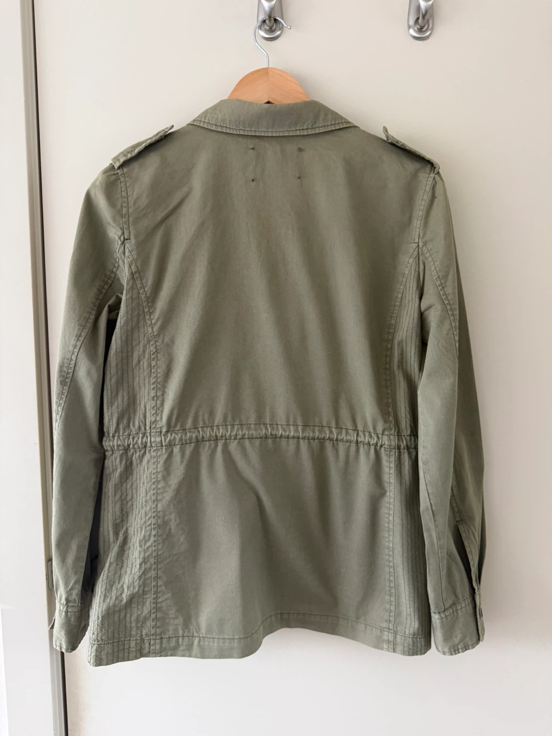 Lily Aldridge for Velvet Rudy Olive Green Utility Jacket - photo 5