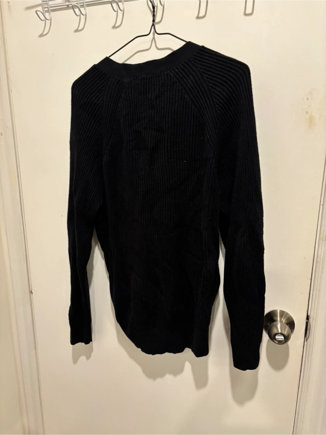 Uniqlo Black Ribbed Cardigan - photo 2