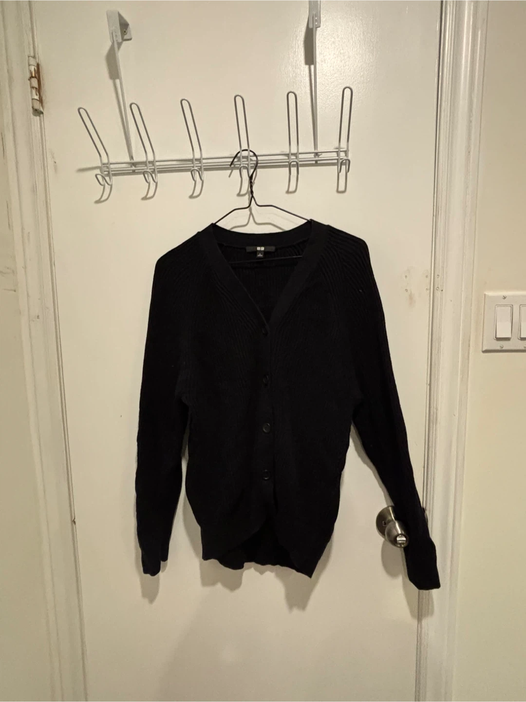 Uniqlo Black Ribbed Cardigan - photo 4