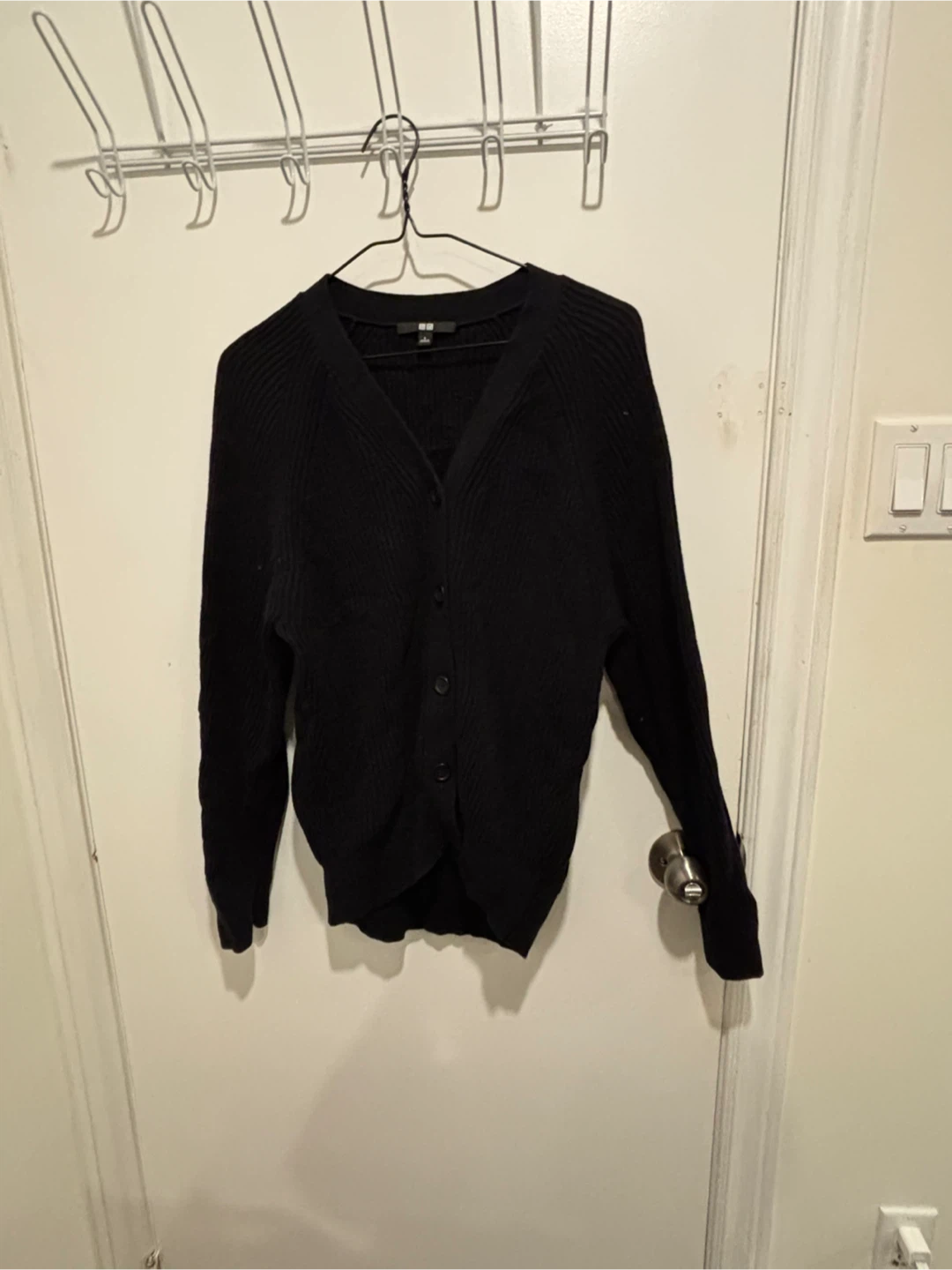 Uniqlo Black Ribbed Cardigan - photo 3