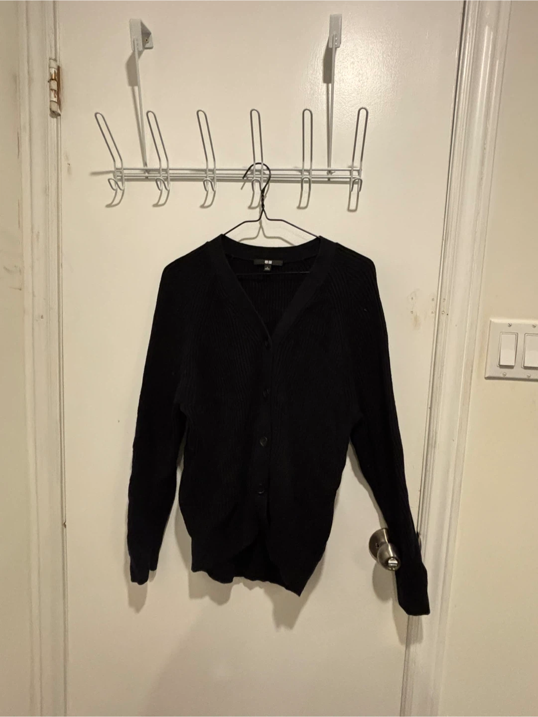 Uniqlo Black Ribbed Cardigan - photo 5