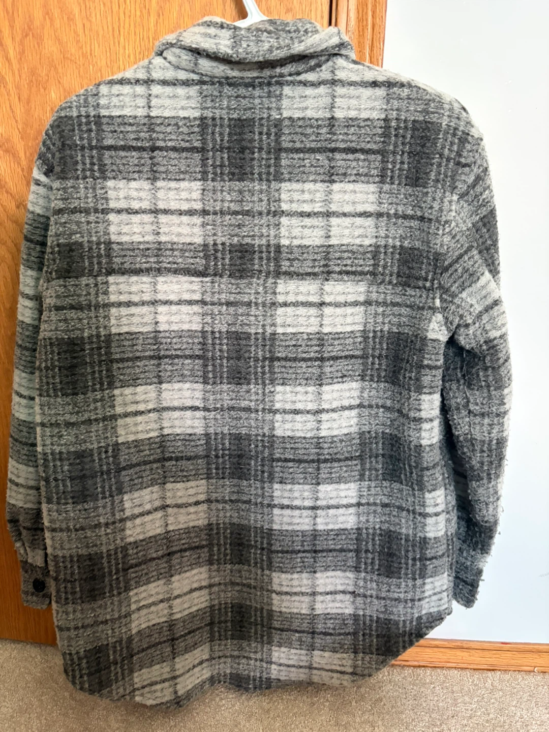 Joie Plaid Button-Up Shacket Shirt Jacket - Size S/P - photo 3