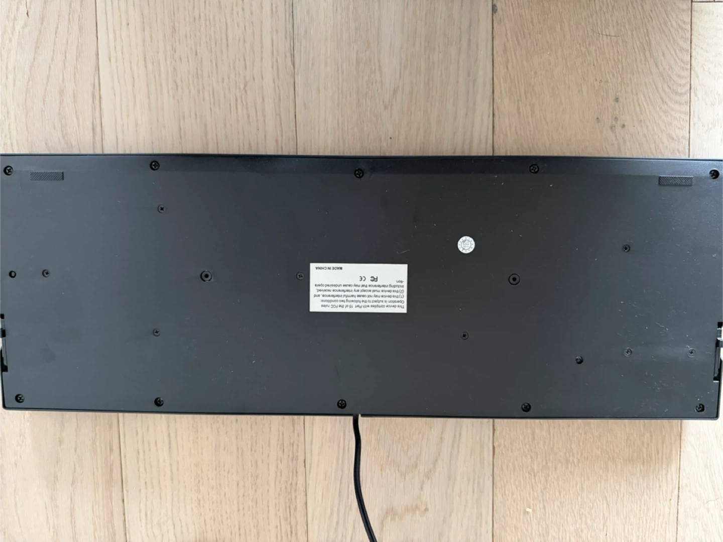 Black Wired PS/2 Keyboard - photo 4