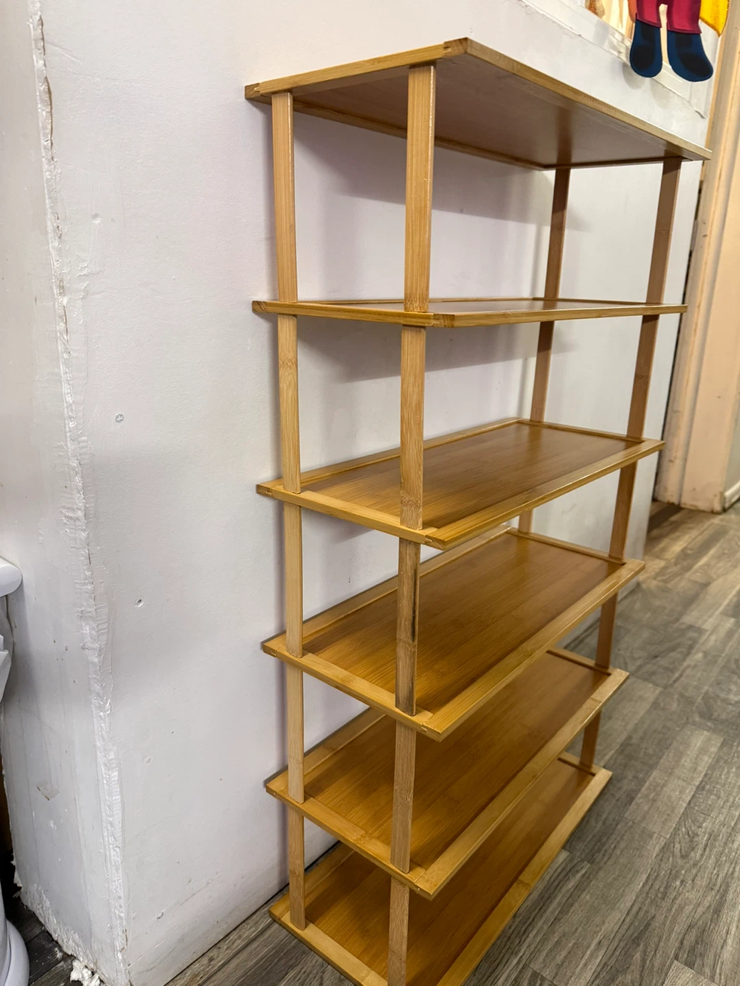 6-Tier Bamboo Shoe Rack Shelf