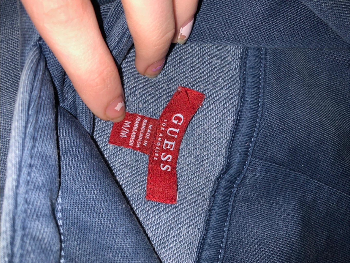 Guess Los Angeles Hoodie - Blue - Size M/M - photo 2