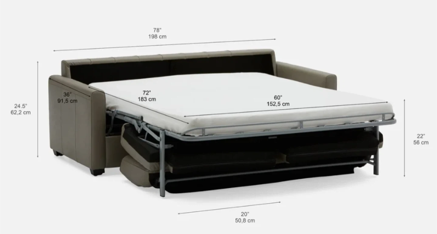 Grey Sofa Bed - photo 2