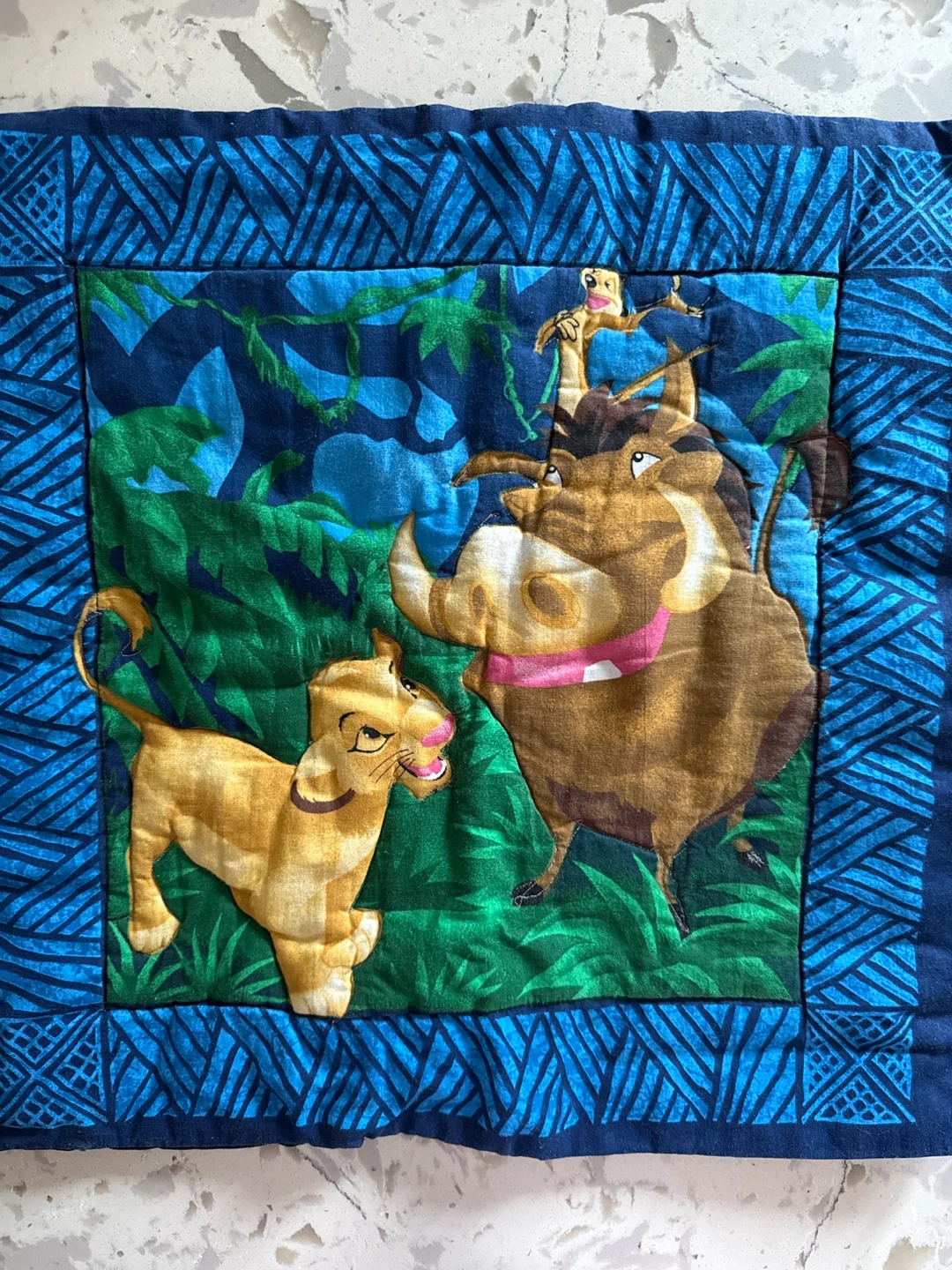 Lion King Quilted pillow case