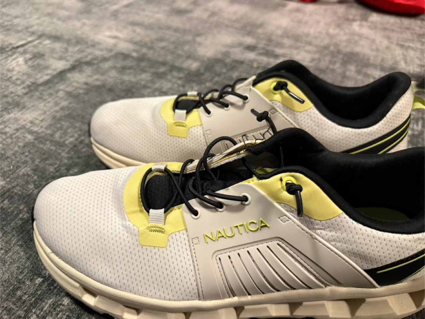 Nautica Men's Athletic Shoes White/Yellow