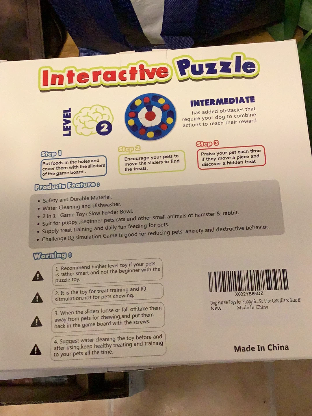 IQ & Treat Training Dog Puzzle Toy - photo 2