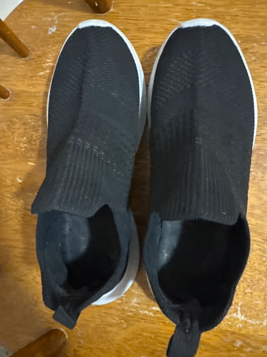 Black Slip-On Sneakers