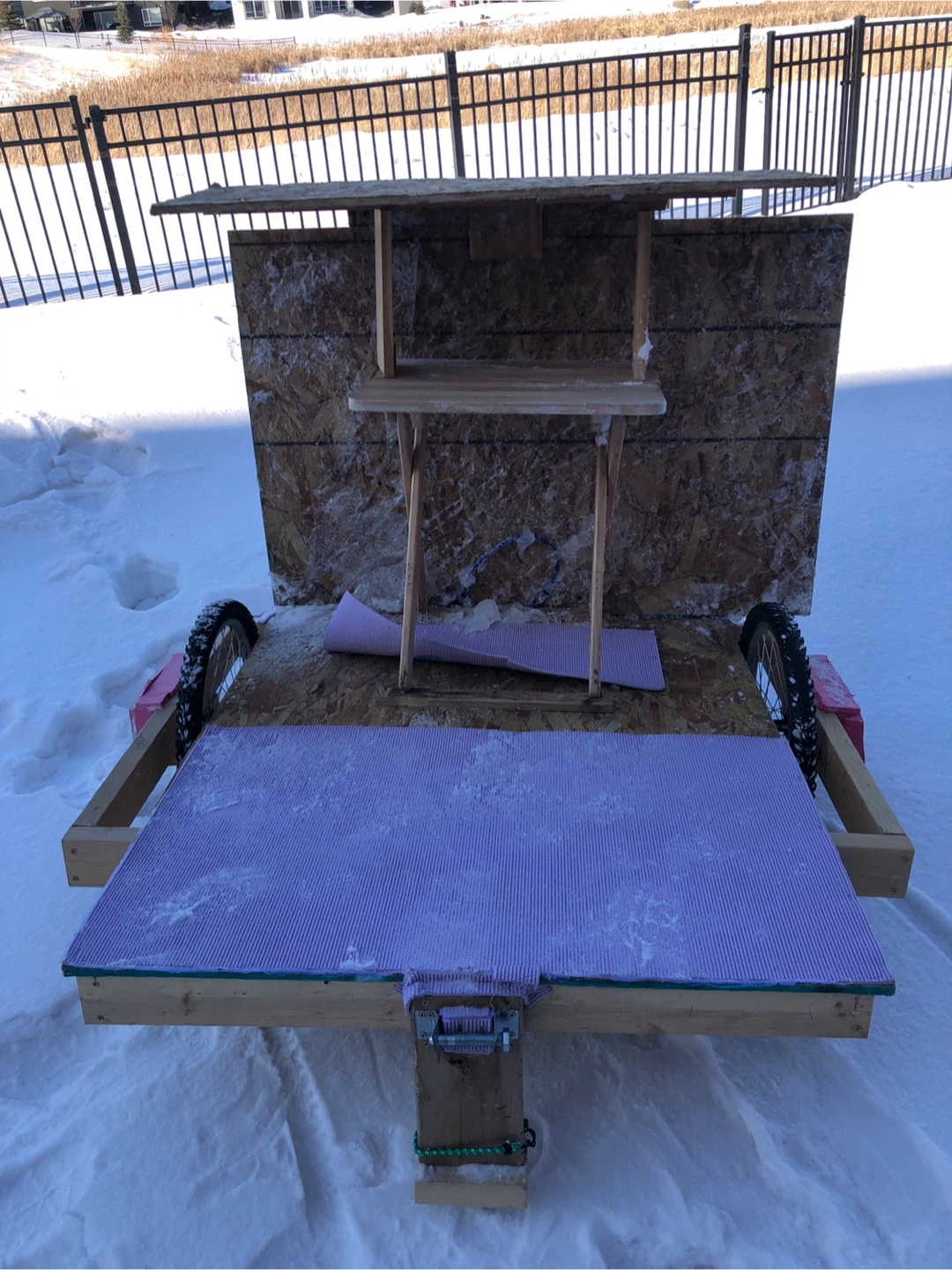 An old trailer