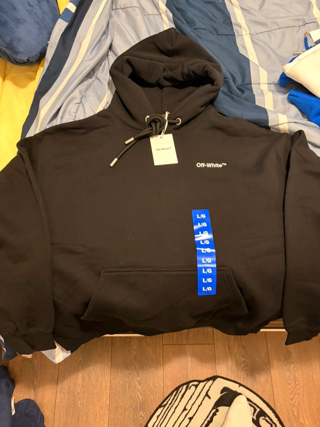 Black off-white hoodie