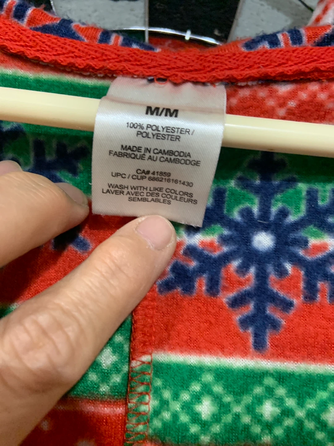 Christmas Fleece Hooded Onesie Pajamas M/M - photo 3