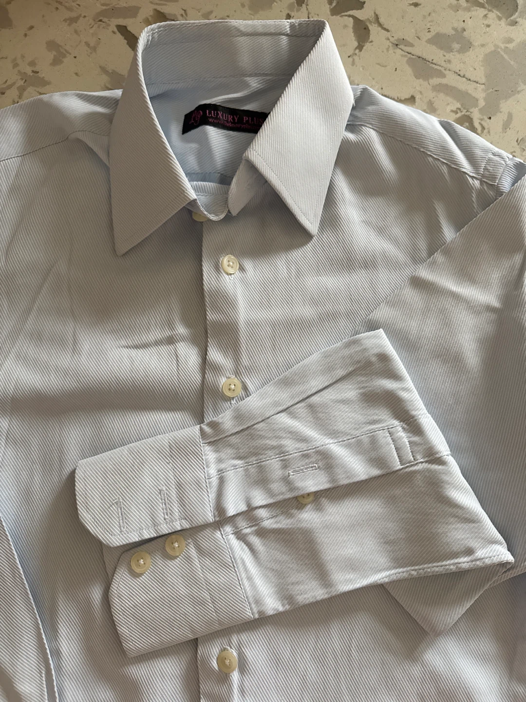 Luxury Plus Men's Long Sleeve Dress Shirt