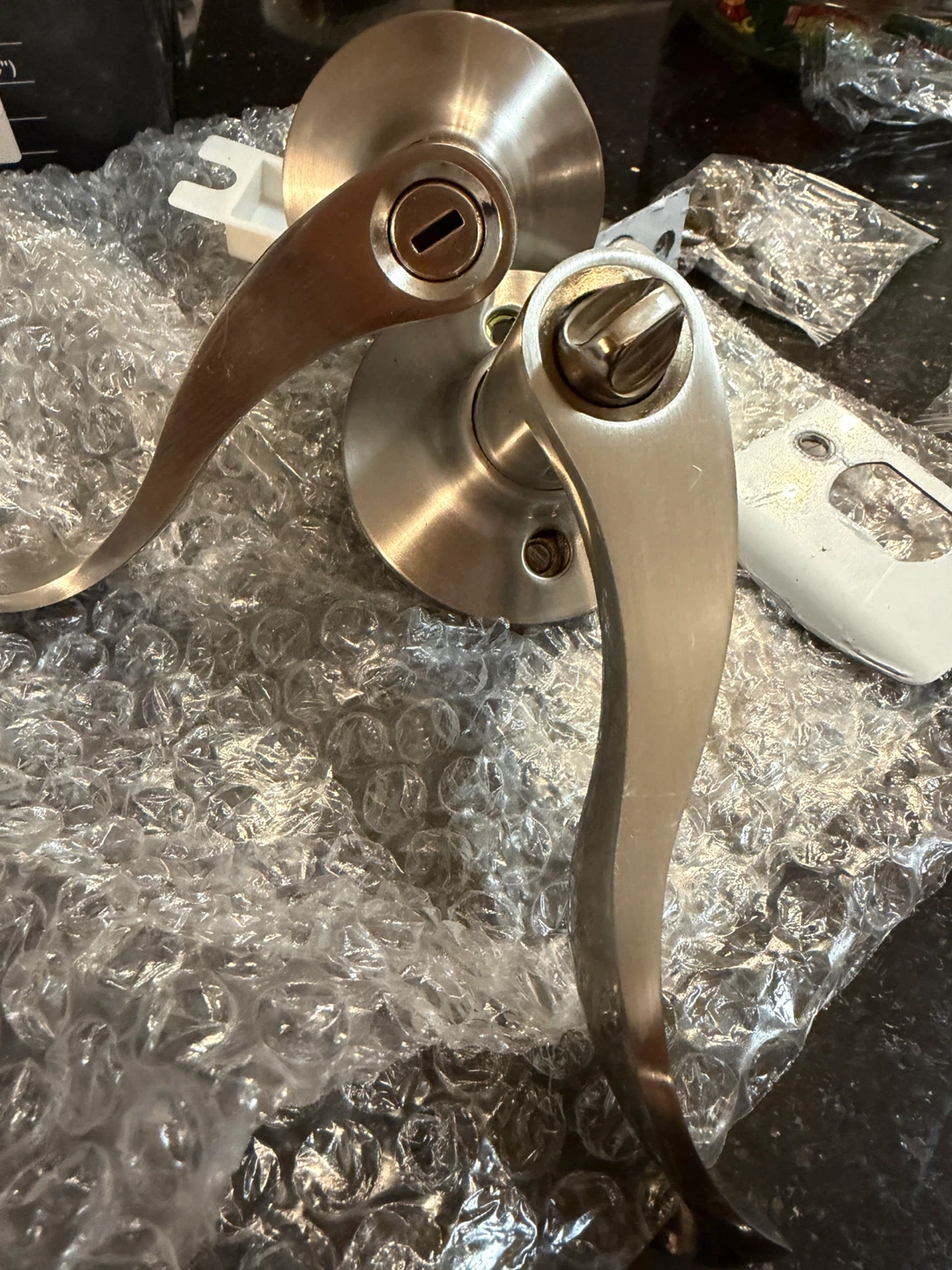 New Door Lock with Knob – Complete Set | New - photo 2