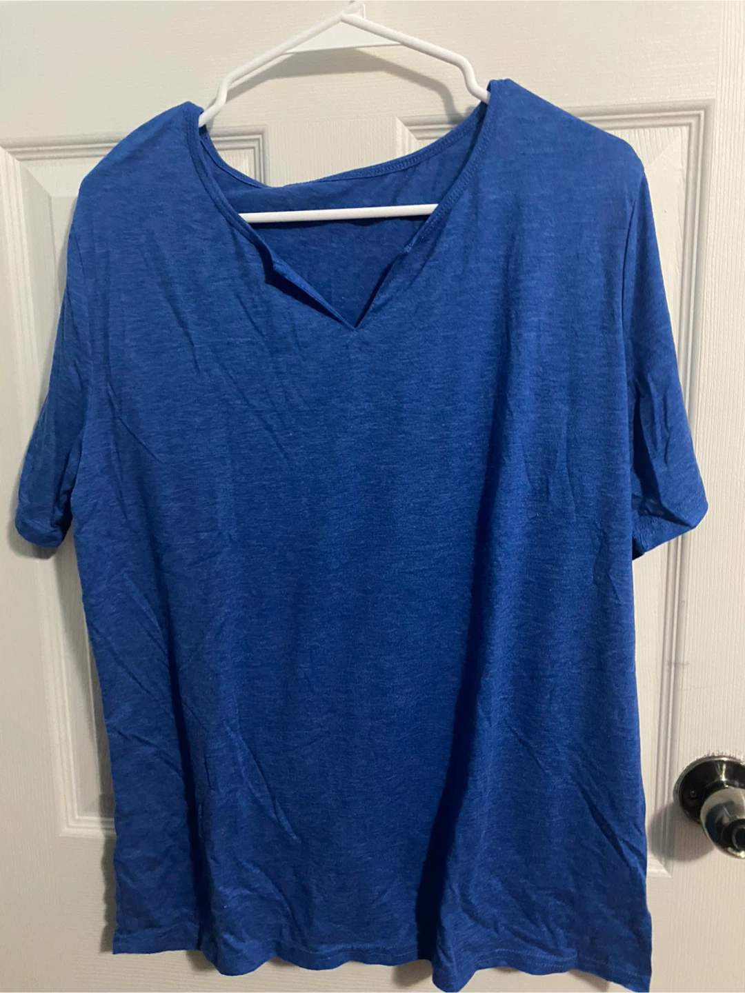 Blue V-Neck T-Shirt