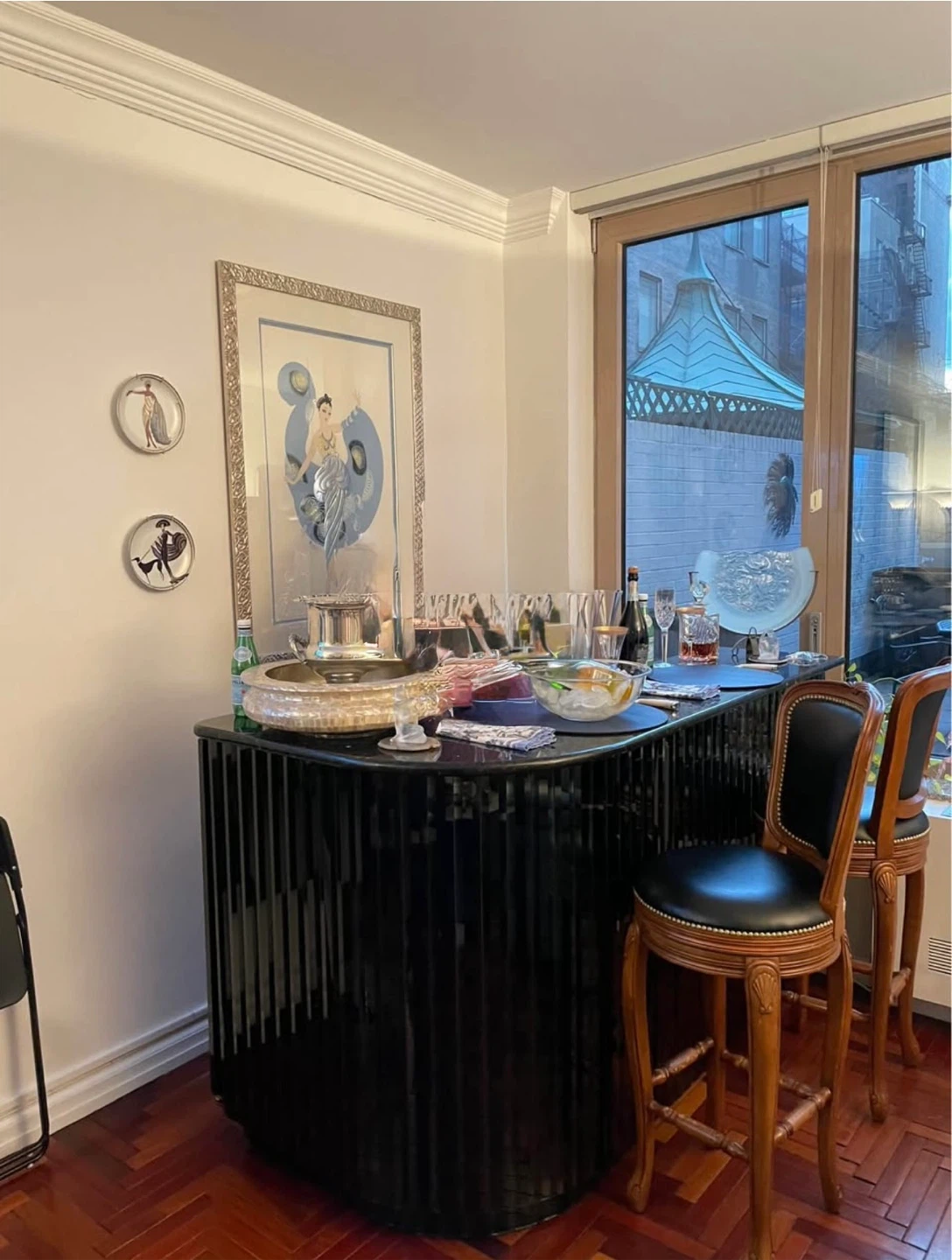 Dining Table + Bar with 6 Chairs & 2 Stools - photo 3
