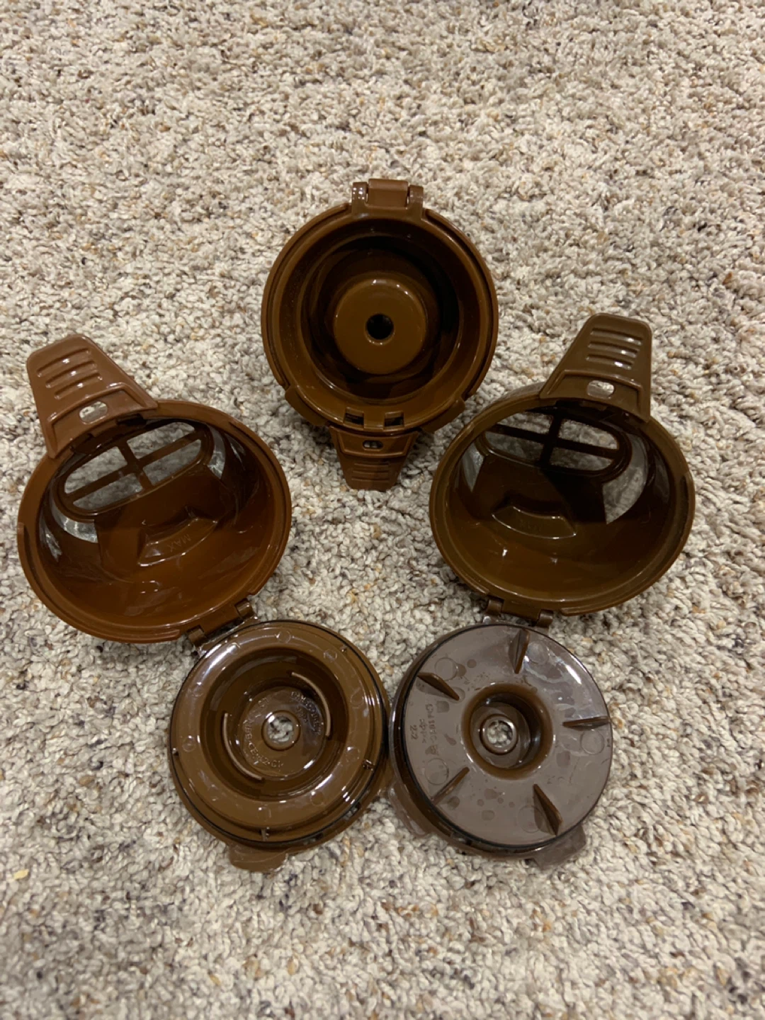Reusable K-Cup Coffee Filter Pods - Brown Plastic - photo 3