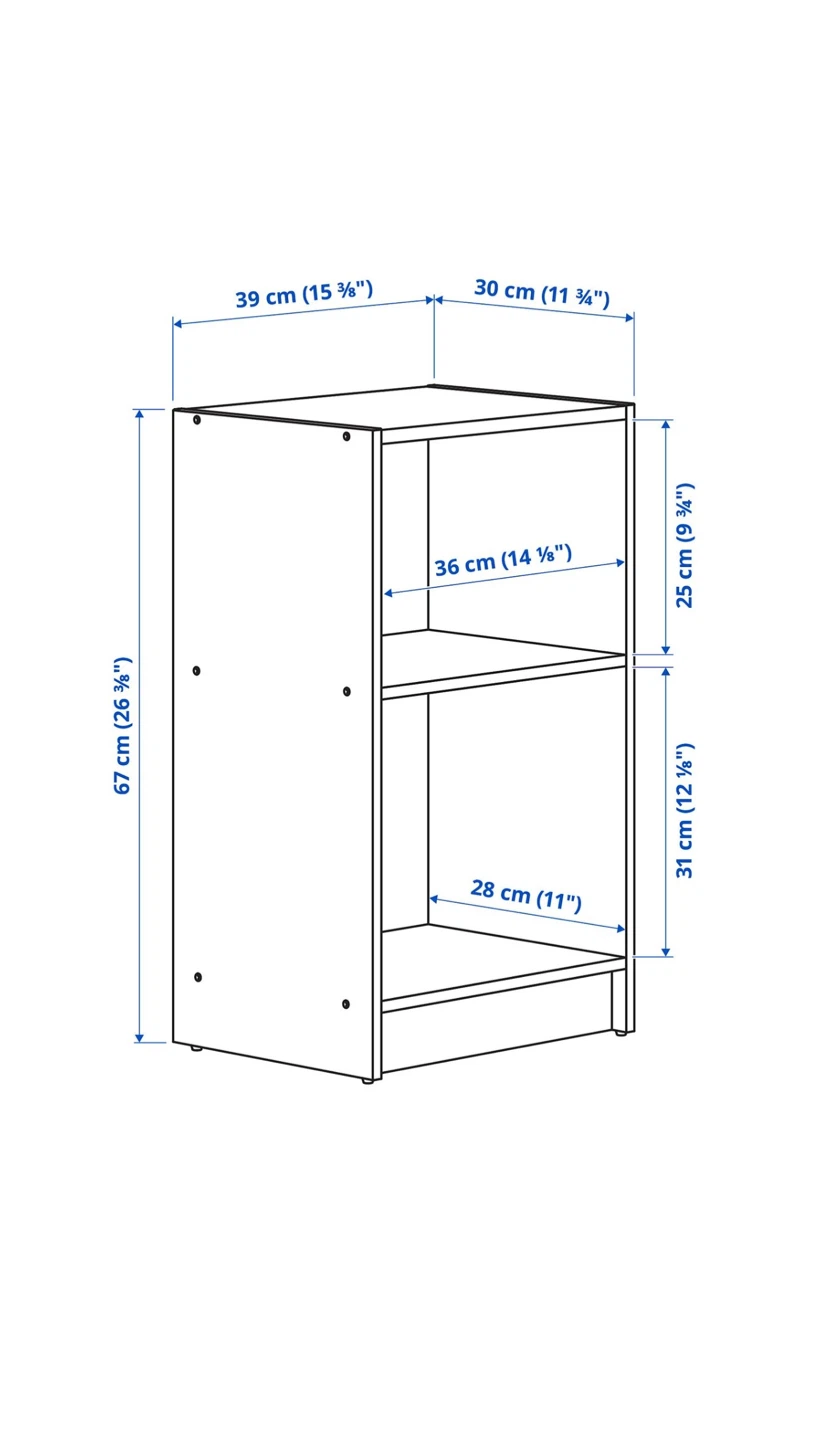 2-Shelf Unit Night Stand - photo 2