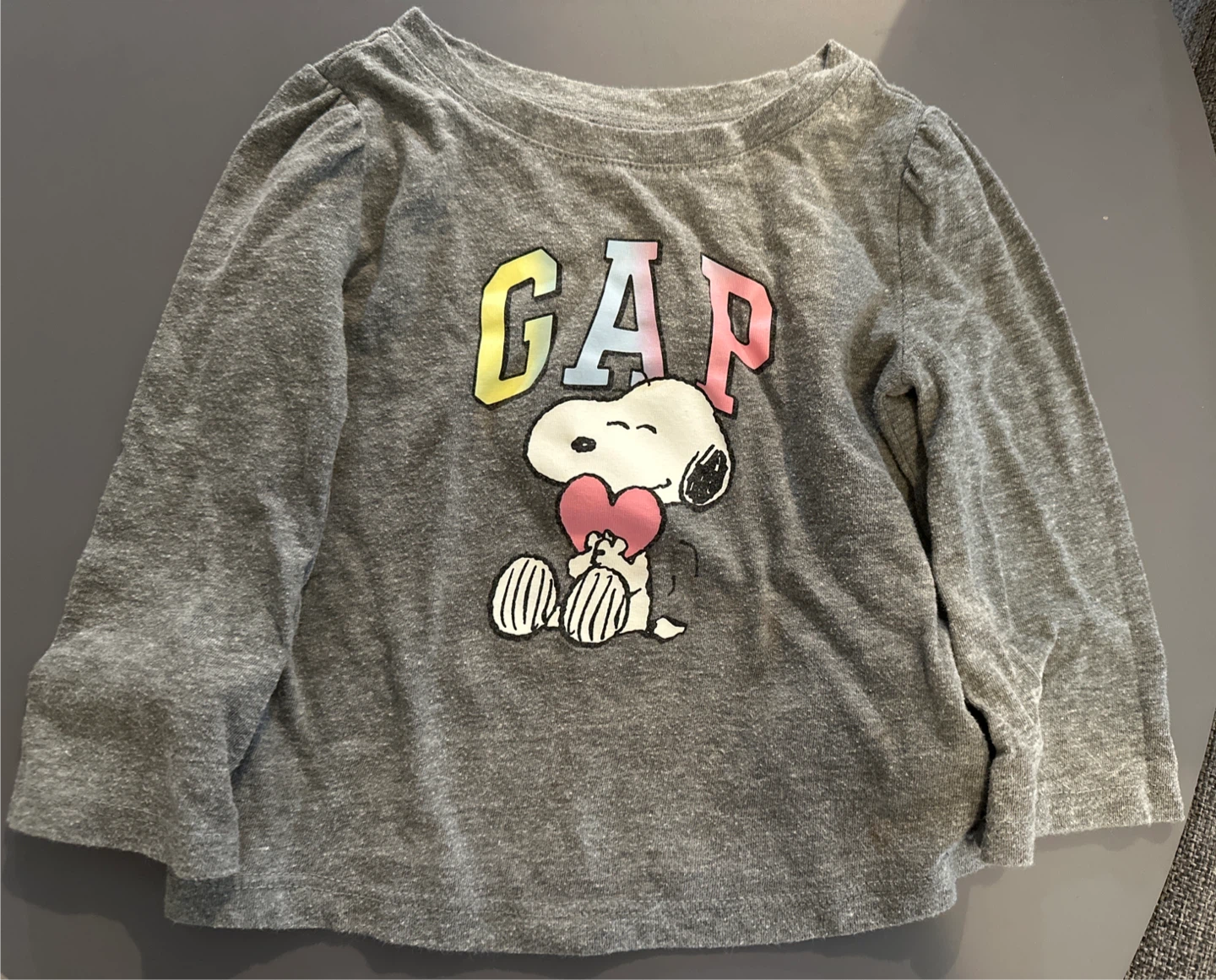 Gap Baby Snoopy Long Sleeve Shirt 12-18 Months