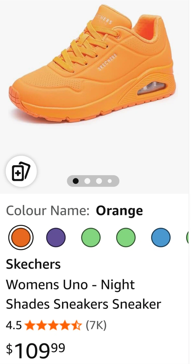 Skechers Women - Orange Sneakers