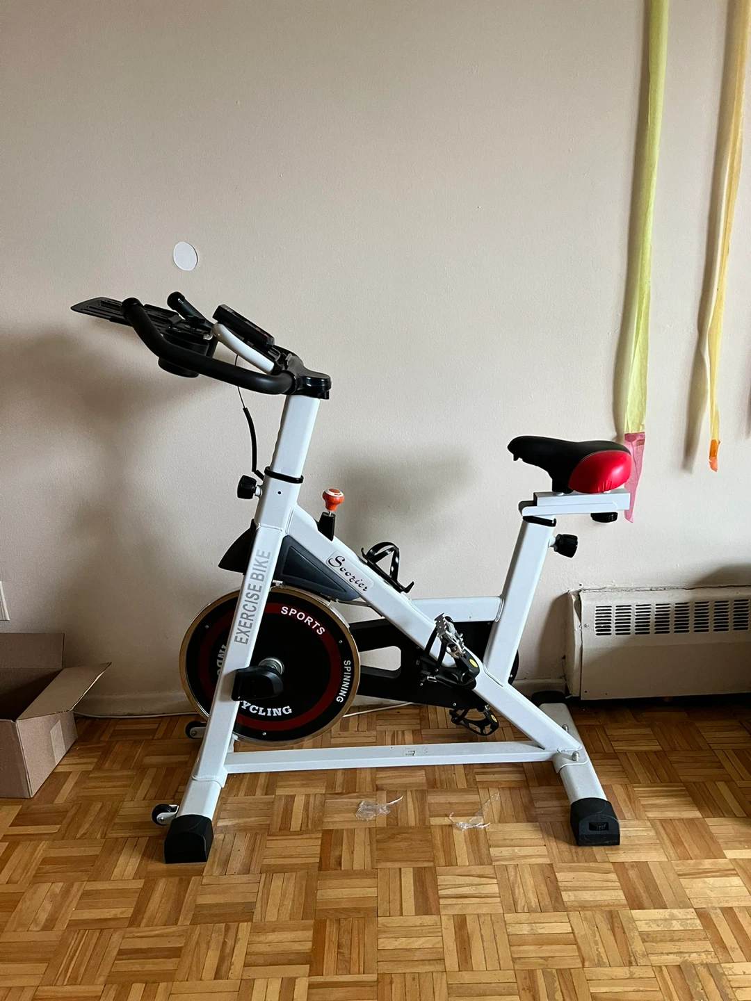 Soozier White Exercise Bike