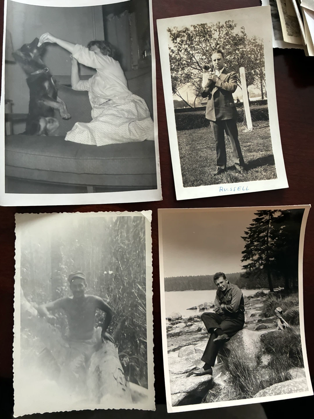 Old photos vintage snapshots $3 scrapbooking art crafts x - photo 5