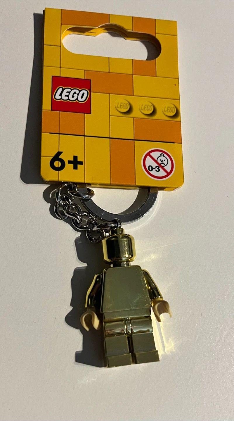 LEGO Gold Minifigure Keychain