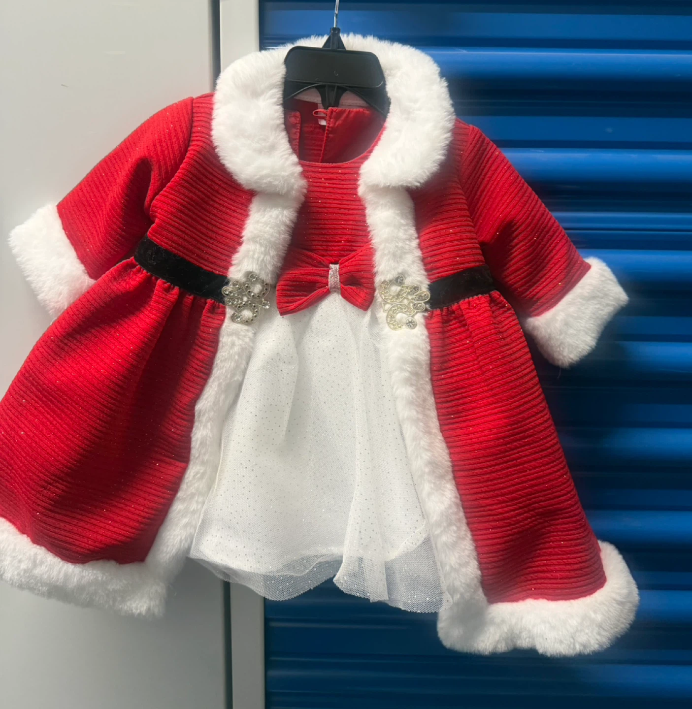 Baby Girl Dress with Coat - photo 2