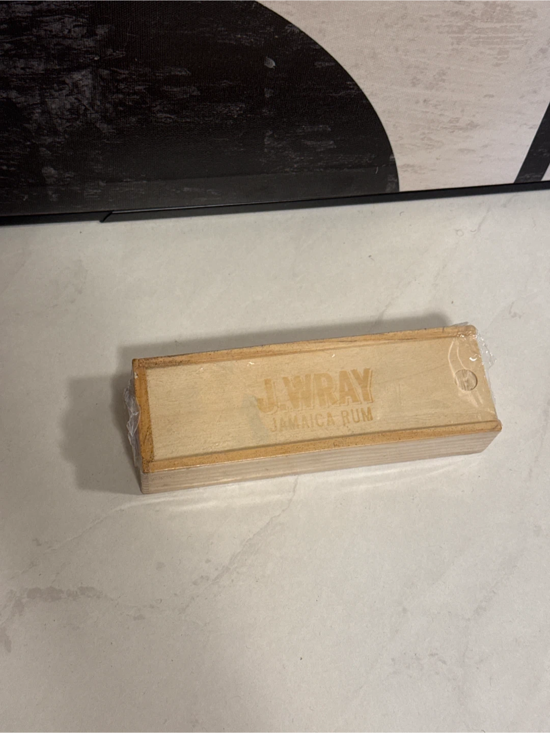 J. Wray & Nephew Jamaica Rum Dominoes Set in Wooden Box