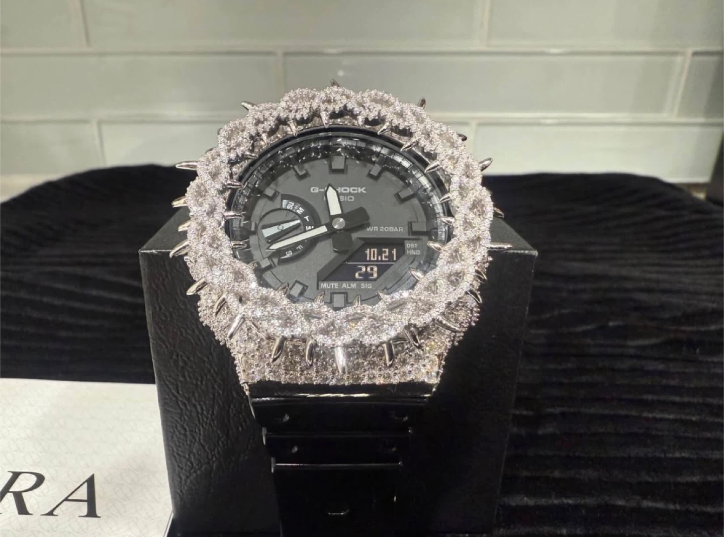 G-Shock iced out Moissanite watch- passes diamond tester - photo 2